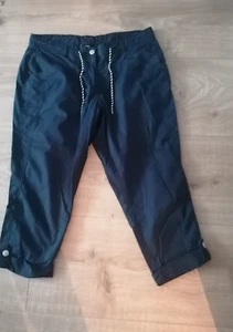 7/8 Hose Gina Benotti Gr. 44 dunkelblau Baumwolle hochkrempeln Capri wie neu - Bild 1 von 3