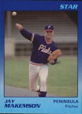 1989 Peninsula Pilots Star #13 Jay Makemson