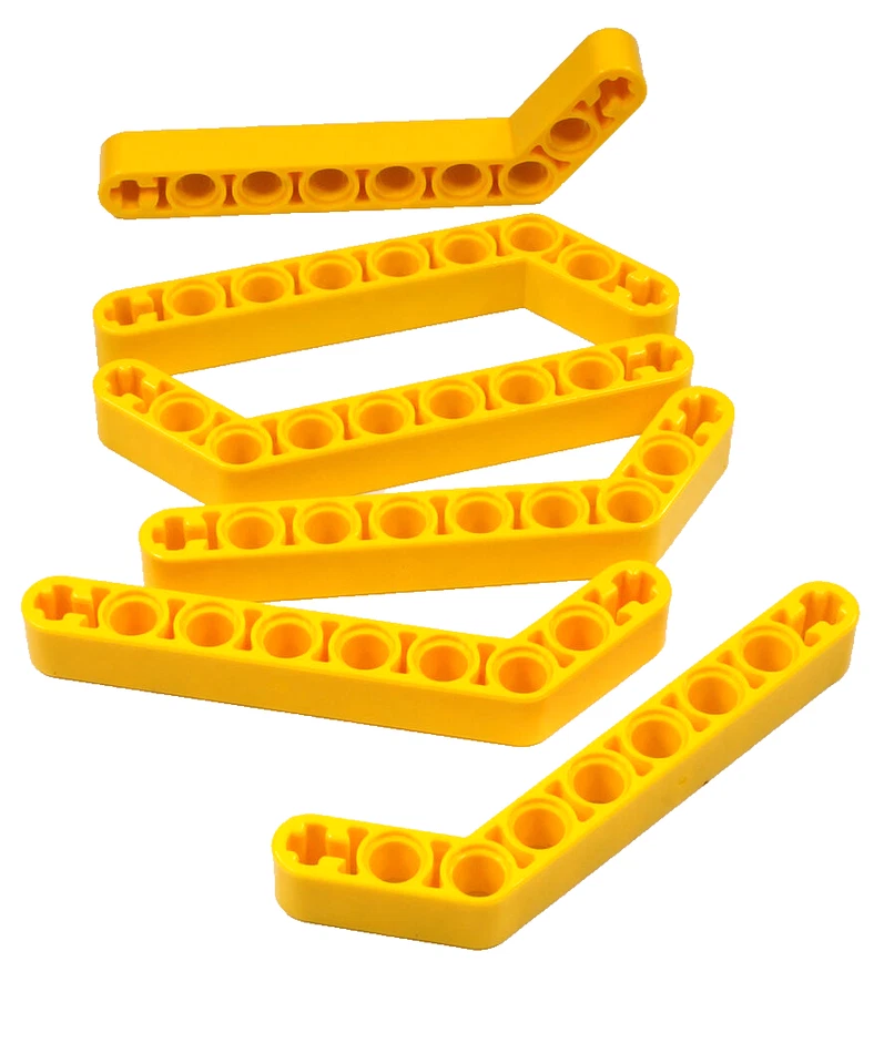 LEGO Technik - 6 Liftarm dick 1x9 ( 7 auf 3 ) gelb / 32271 NEUWARE - Bild 1 von 1