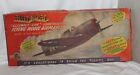 Vtg Bild-A-Set 1944 Thunderbolt Flying Model Airplane #101 36" Wingspan Kit Rare