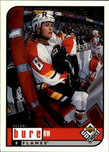 1998-99 UD Choice Preview Calgary Flames Hockey Card #31 Valeri Bure