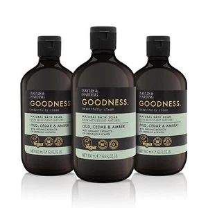 Baylis & Harding Goodness Oud Cedar & Amber Bath Soak 500 ml Pack of 3 - Vega... - Picture 1 of 8