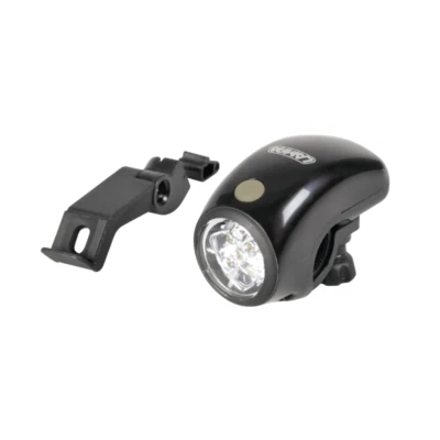 LUCI BICI FANALINO A 5 LED ANTERIORE PER BICI BICICLETTA MTB CICLO UNIVERSALE - Immagine 1 di 4