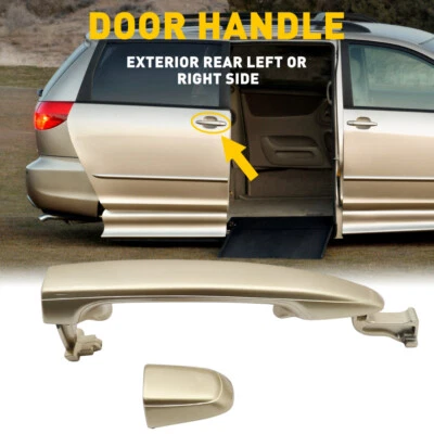 Maçaneta externa deslizante passageiro/lado do motorista para Toyota Sienna 2004-2010 - Imagem 1 de 4