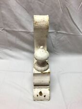 Single Small ONE Shabby White Wood Drop Finial Porch Corbel Bracket Old 741-23B