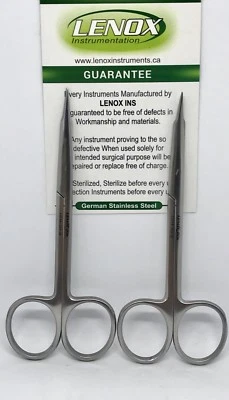 Super Quality German Stevens Scissors 4.5” , 2pc 1-str-1cvd. Surgical Instru - Image 1 of 4