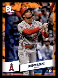 2024 Topps Big League Electric Orange #15 Jordyn Adams Los Angeles Angels RC - Picture 1 of 2
