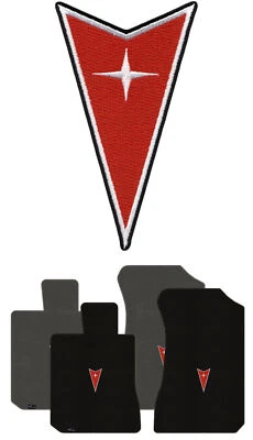 Alfombrillas delanteras Lloyd Classic Loop para Pontiac Solstice '07-09 con emblema Pontiac Foto 1 de 4