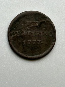 1777 Milán Italia Un Quattrino moneda - Imagen 1 de 2