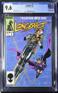 Longshot #2 CGC 9,6 WP - 1985 - Arthur Adams Serie Limitada - Imagen 1 de 2