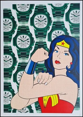 DEATH NYC * Wonder Woman * 45 x 32 cm * signed * limited * Certificate # xx/120 - Bild 1 von 4