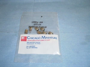 CHICAGO MINIATURLAMPE # 388 STCK (10) PACKUNG VERSIEGELT - Bild 1 von 1