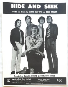 Somebody's Image - Hide And Seek 1968 Original Australian Sheet Music - Picture 1 of 1