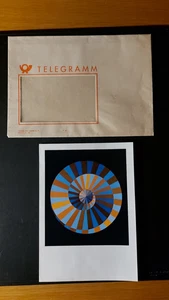 Olympia München 1972 - Telegramm mit Umschlag unbenutzt / Vb - Bild 1 von 3