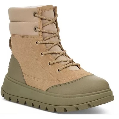 Koolaburra UGG Waterproof Winter Boots Tan Suede Lace Up Women's EU 40 9 NEW - Image 1 of 4