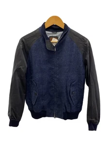 Cinquanta Blouson Size 46 Linen NVY Solid Color - Picture 1 of 6