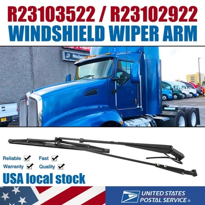New Premium Front Windshield Wiper Arm R23103522 Fit For Kenworth W900 2001-2020 Foto 1 de 4