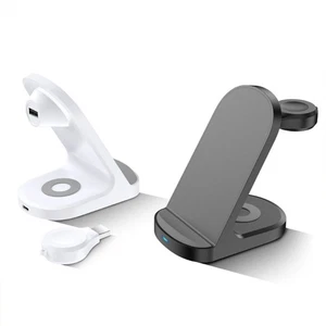 Multiple Device Wireless Charges Stand 15W Fast Charge for Phone 16/15/14/13/12 - Photo 1 sur 10