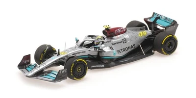 1:43 MINICHAMPS Mercedes Amg W13 Lewis Hamilton Bahrain F1 Gp 2022 417220144 Mod - Bild 1 von 2