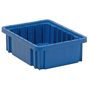 QUANTUM STORAGE SYSTEMS DG91035BL Divider Box,Blue,Polypropylene,12 9AM14 - Picture 1 of 1