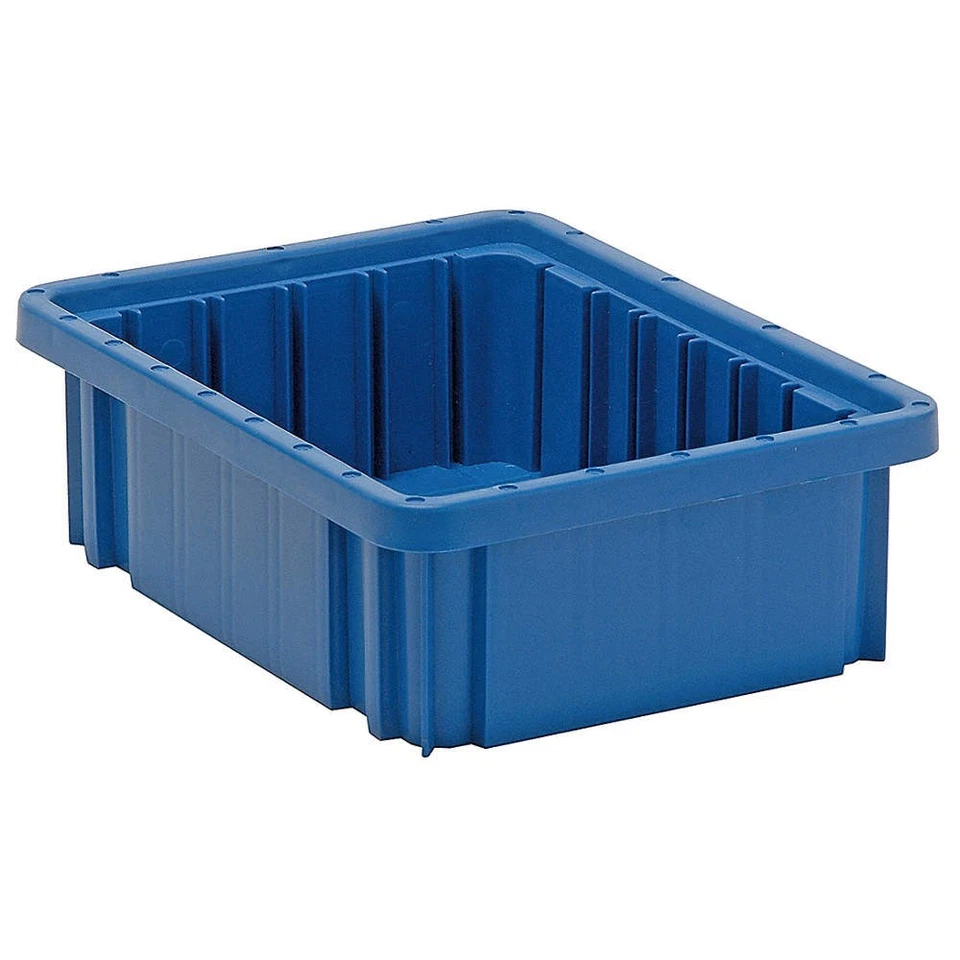 QUANTUM STORAGE SYSTEMS DG91035BL Divider Box,Blue,Polypropylene,12 9AM14 - Image 1 of 1