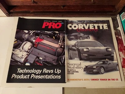 Lote de revistas Corvette Quarterly Winter 1997 y Chevrolet PRO 1995 casi nuevo  Foto 1 de 4