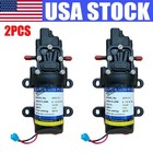 2* DC 12V 30W High Pressure Water Pump 60PSI Self Priming Diaphragm Sprayer Pump