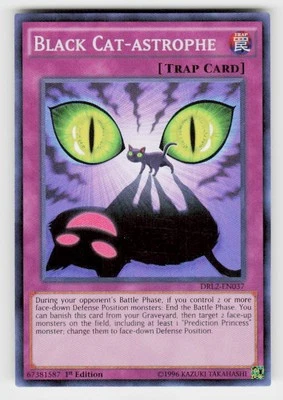 Dragons of Legend 2 #DRL2-EN037 Black Cat-astrophe 1st Edition - Image 1 of 2