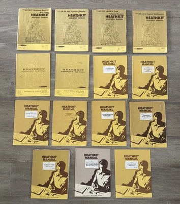 Lote de 15 Manuales Heathkit Varios Tipos Conjunto Conductor y Otros Años 70’s Foto 1 de 4