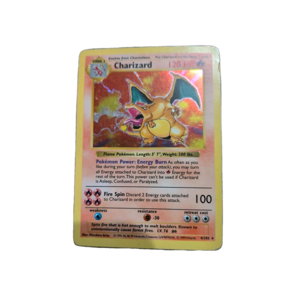 Charizard 004/102 Base Set (Shadowless) Holo - Image 1 of 2
