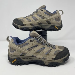 Zapato Merrell Gris Moab 2 Ventilación Senderismo Parte Superior Baja Con Cordones Ropa Activa - Mujer Talla 6 - Imagen 1 de 7