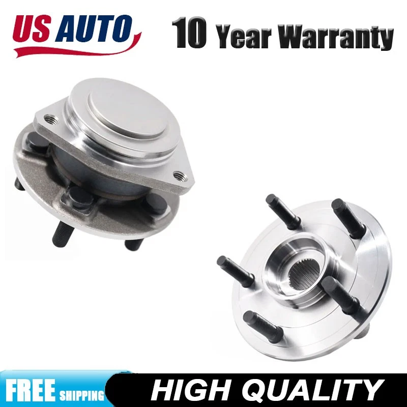 Par de cubo de rolamento de roda dianteira para 2012-2020 Dodge Charger Chrysler 300 RWD - Imagem 1 de 4