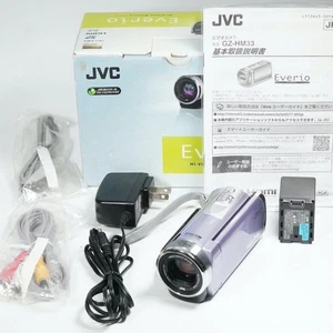 JVC Everio Gz-Hm33-V Camcorder 40x optical zoom Digital Video Camara Purple - Picture 1 of 9