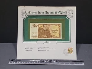 🇮🇸 World Banknotes Iceland 50 kronur 1961 ( 1981 ) P-49a.3 P-49a unc 062825-2 - Picture 1 of 4