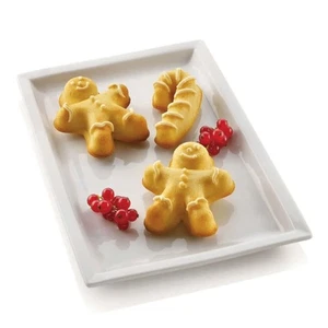 Stampo Natalizio Silicone Gingerbread Man - Omino Pan di Zenzero - SILIKOMART  - Foto 1 di 5
