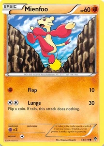 Mienfoo 56/111 XY Furious Fists Pokemon 005872 - Picture 1 of 2