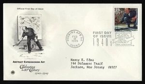 #3186h 33c Abstract Expressionism, PCS FDC **ANY 5=FREE SHIPPING** - Picture 1 of 1