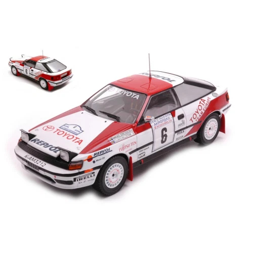 TOYOTA CELICA GT-FOUR N.6 RALLY ACROPOLIS 1990 ERICSSON/BILLSTAM 1 24 Ixo Model