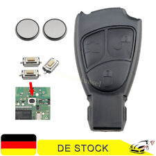 Produktbild - Schlüssel Gehäuse für Mercedes Benz W209 C209 A209 CLK + 2x Batterie + 3x Taster