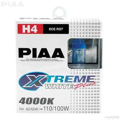 PIAA Xtreme White Plus H4 (9003) Twin Pack Halogen Bulbs - Image 1 of 3