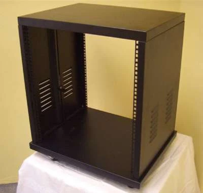 10 HE 19" Stahlrack Server Schrank schwarz Tischrack Netzwerk Rack Serverschrank - Bild 1 von 4