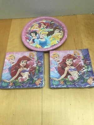 Servilletas grandes Disney Princess Dreams (2) platos (1) de Hallmark Party Express Foto 1 de 4