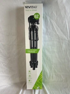 Vivitar VPT3662 62-Inch Tripod (Black) - Picture 1 of 6