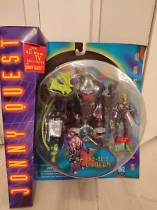 Vintage Galoob Jonny Quest Exo-suit Lights Up Cyber Suit Hadji Sealed - Picture 1 of 10