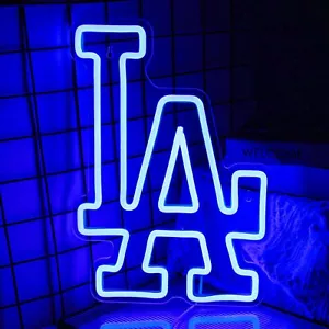 Letrero de neón regulable de Los Angeles Dodger LA para decoración de pared, béisbol T... - Imagen 1 de 6
