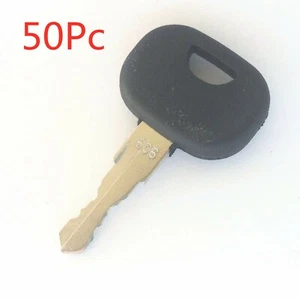 50pc Ignition Starter Key For Liebherr John Deere 605C 655C 755C 950C 1050C - Picture 1 of 5