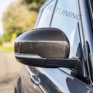 RRS SVR Carbon Fiber Mirror Cover Caps Fit Range Rover Sport L494 2018-2022 HSE - Picture 1 of 11