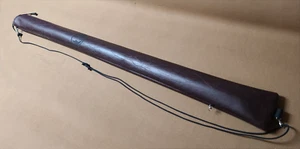 CUSTOM FULL LENGTH SABER BAG LIGHTSABER FAUX BROWN LEATHER - Picture 1 of 5