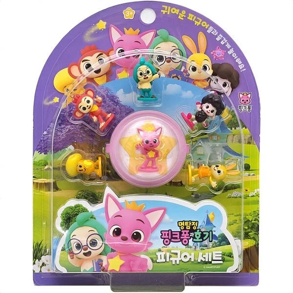 Pinkfong Wonderstar детектив Pinkfong Hogi фигурка 6 комплект Корея игрушка - Изображение 1 из 1