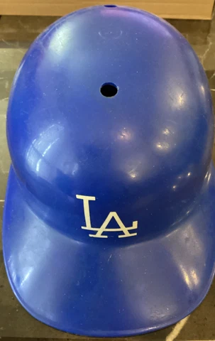 Los Angeles Dodgers Vintage Full Size Plastic Batting Helmet Souvenir MLB Cover